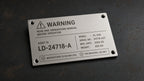 Safety data plate