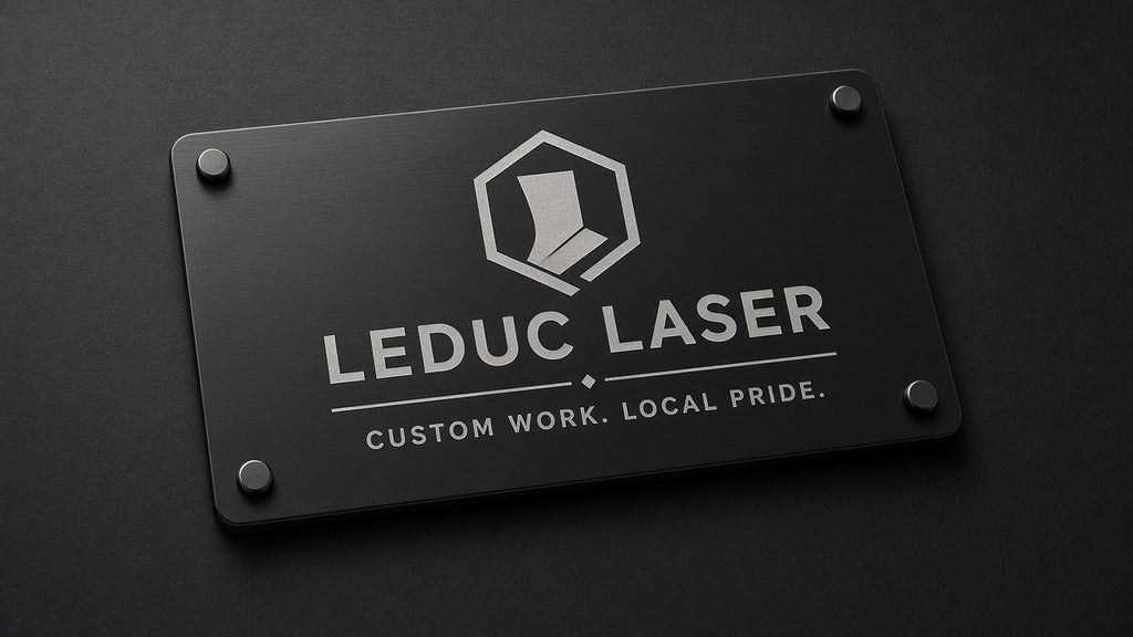 Custom signage plaque