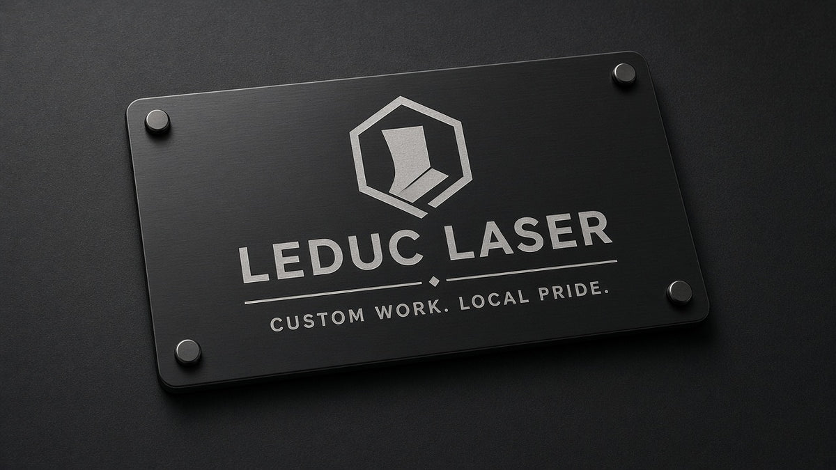 Custom signage plaque