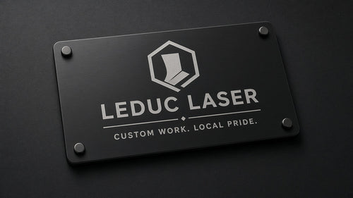 Custom signage plaque